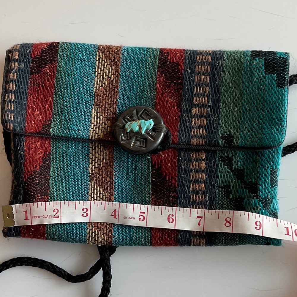 Multicolor Striped Crossbody envelope Bag - Picture 7 of 8